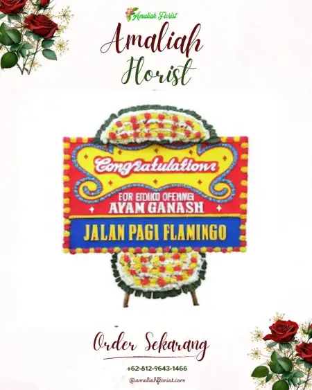Sewa Papan Bunga Larangan Slampar